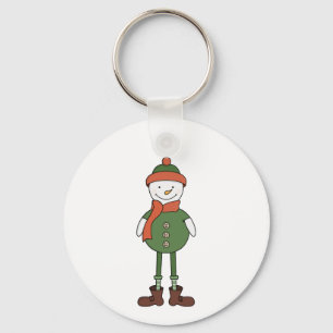 Cool Snowman Keychain