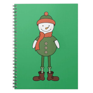 Cool Snowman Notebook