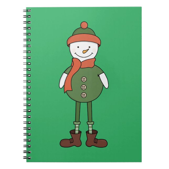Cool Snowman Notebook (Front)