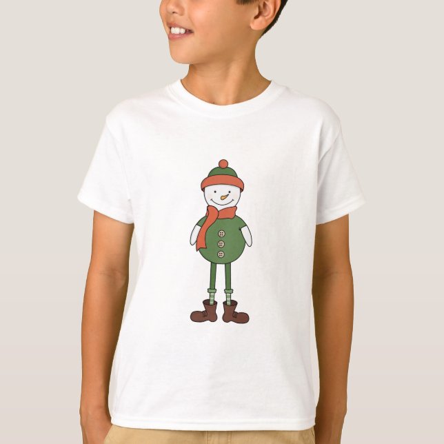 Cool Snowman T-Shirt (Front)