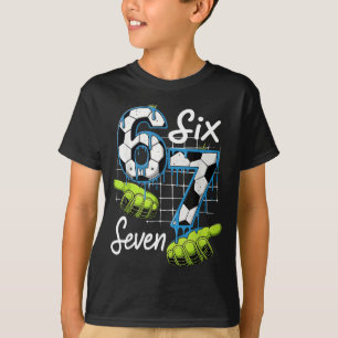 Cool Soccer 67 Drip Hands Six Seven Gen Alpha Meme T-Shirt
