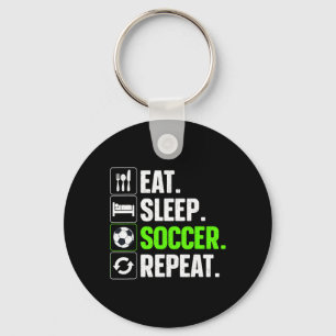 Cool Soccer Art For Men Women Kids Team Sport Socc Keychain