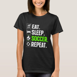 Cool Soccer Art For Men Women Kids Team Sport Socc T-Shirt