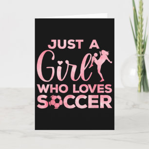 Cool Soccer Art For Women Teen Girls Goalie Soccer Card