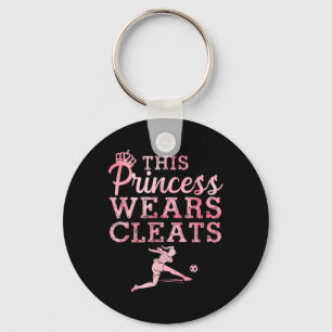 Cool Soccer Art For Women Teen Girls Goalie Soccer Keychain