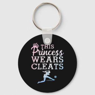 Cool Soccer Art For Women Teen Girls Goalie Soccer Keychain