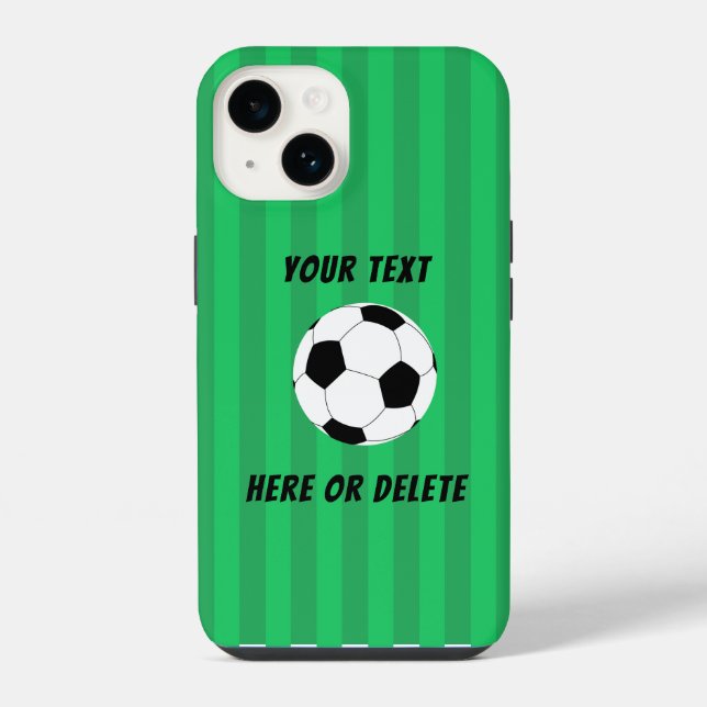 Cool Soccer Ball Field  iPhone Case (Back)