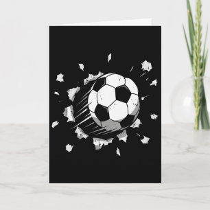 Cool Soccer Ball Graphic Youth Soccer  Card