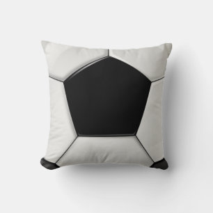 Cool Soccer Ball Pattern for Him and Her Throw Pillow