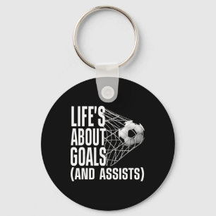 Cool Soccer For Men Women Soccer Lovers Player Foo Keychain