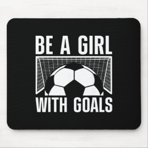 Cool Soccer For Women Girls Footll Soccer Lovers S Mouse Pad