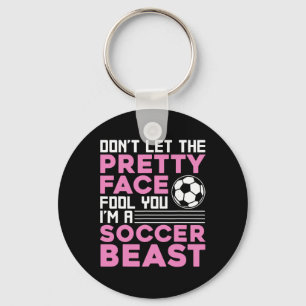 Cool Soccer For Women Teen Girls Soccer Lover Play Keychain