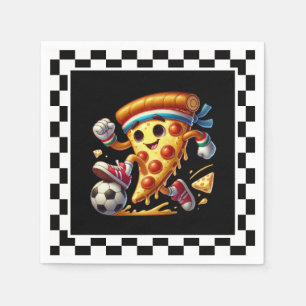 Cool Soccer pizza party Napkin