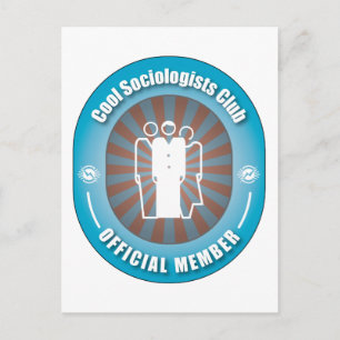 Cool Sociologists Club Postcard