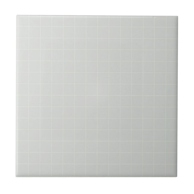 Cool Soft Pastel Lilac Chequered Pattern Retro  Tile (Front)