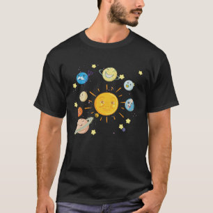 Cool Solar System for Men Women Kids T-Shirt