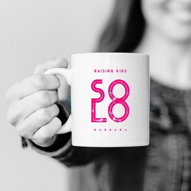 Cool Solo Mom Strong Mom Single Mom Coffee Mug (Creator Uploaded)