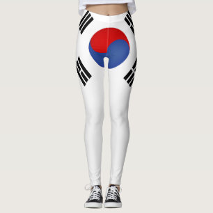 Cool South Korea Flag Fashion Leggings