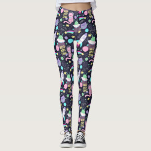 Cool Space Cats Leggings