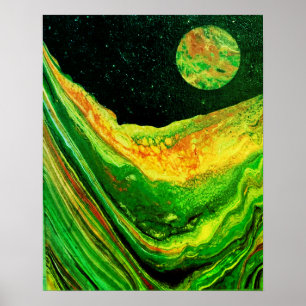 Cool space poster, sci-fi poster