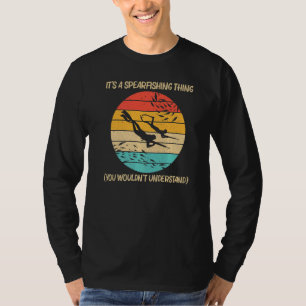 Cool Spearfishing For Men Women Ocean Diving Spear T-Shirt
