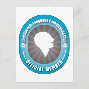 Cool Speech-Language Pathologists Club Postcard