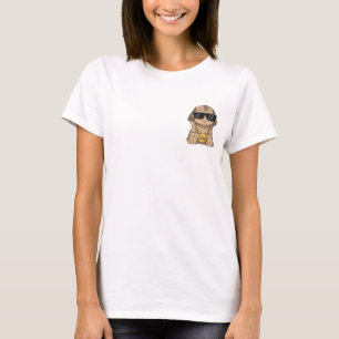 Cool Sphinx with Bling & Shades T-Shirt