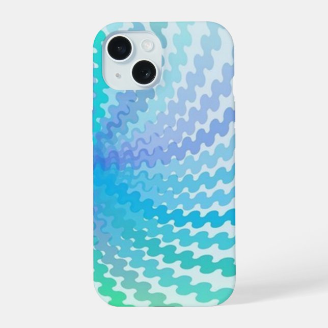 Cool Spiral Colours iPhone 15 Case (Back)