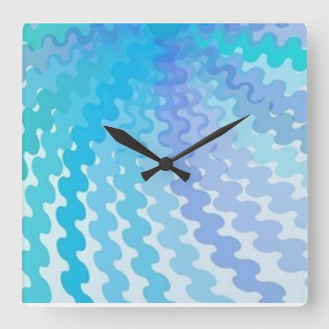 Cool Spiral Colours Wall Clock (Front)