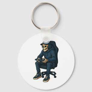Cool Spooky Video Game Costume  Keychain