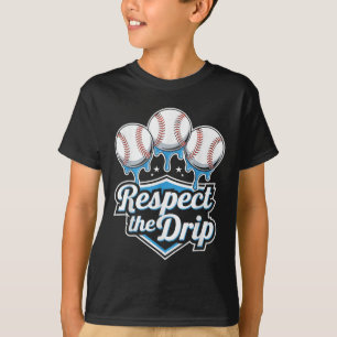 Cool Sport Baseball Home Plate Drip With Sprinkles T-Shirt