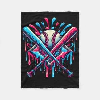 Cool Sport Softll And Sell Home Plate Drip 1  Fleece Blanket