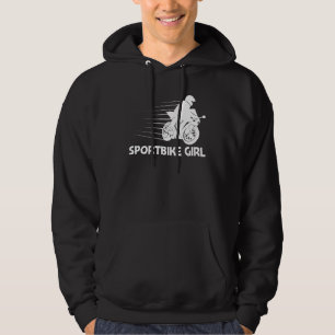 Cool Sportbike For Girls Kids Professional Motorcy Hoodie