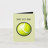 Cool sports tennis ball add message 