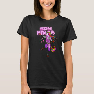Cool Spy Gaming Ninja Gamer Unicorn Ninja Boy Girl T-Shirt