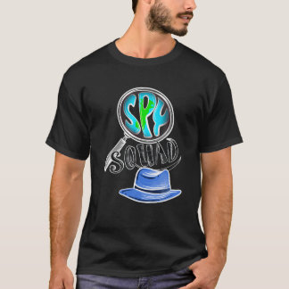 Cool Spy Squad Kids Funny Secret Agent Group Child T-Shirt