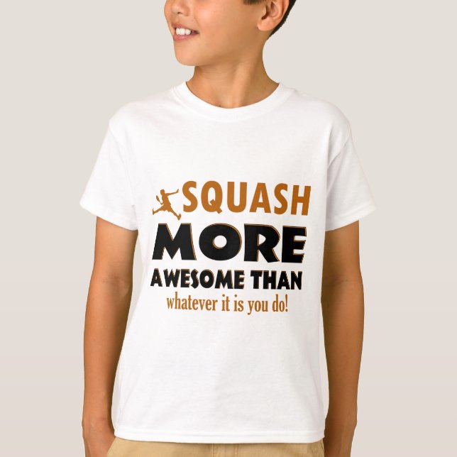 Cool Squash designs T-Shirt (Front)
