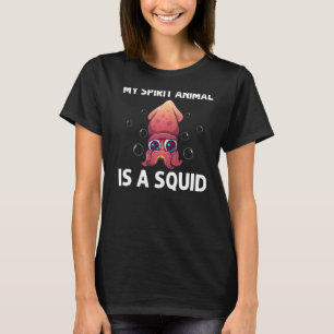 Cool Squid For Men Women Octopus Biology Sea Anima T-Shirt