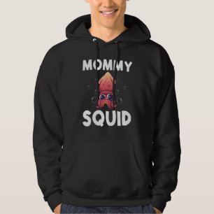 Cool Squid For Women Mom Octopus Biology Sea Anima Hoodie