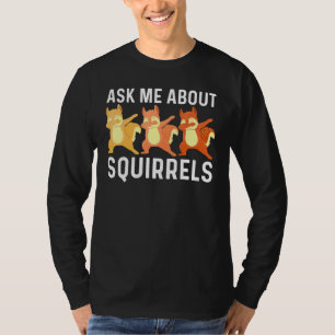 Cool Squirrel Art For Men Women Chipmunk Prairie F T-Shirt