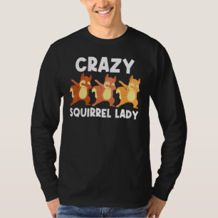 Cool Squirrel Art For Women Mom Chipmunk Prairie F T-Shirt