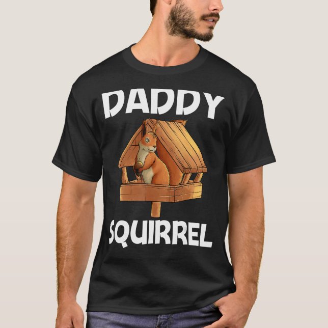 Cool Squirrel For Men Dad Chipmunk Zookeeper Anima T-Shirt (Front)