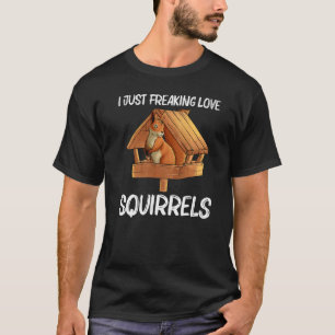 Cool Squirrel For Men Women Chipmunk Zookeeper Ani T-Shirt