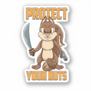 Cool Squirrel Protect Your Nuts Squirrel Hunters G
