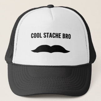 Cool Stache Bro Trucker Hat