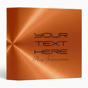 Cool Stainless Steel Metal 2 Binder