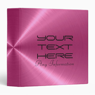 Cool Stainless Steel Metal 4 Binder