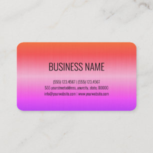 Cool Stainless Steel Metal Look #6 Business Card