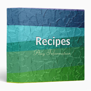 Cool stainless steel metal Recipes binders