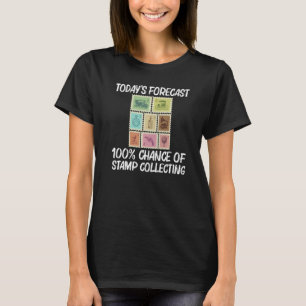 Cool Stamp For Men Women Stamp Collecting Postal P T-Shirt